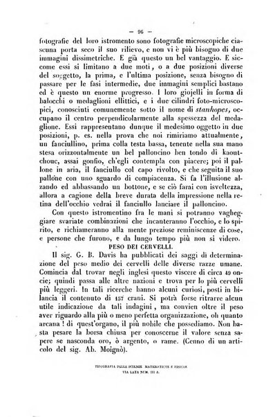 Cronichetta mensuale delle piu importanti moderne scoperte nelle scienze naturali e loro applicazioni alle arti ed industria