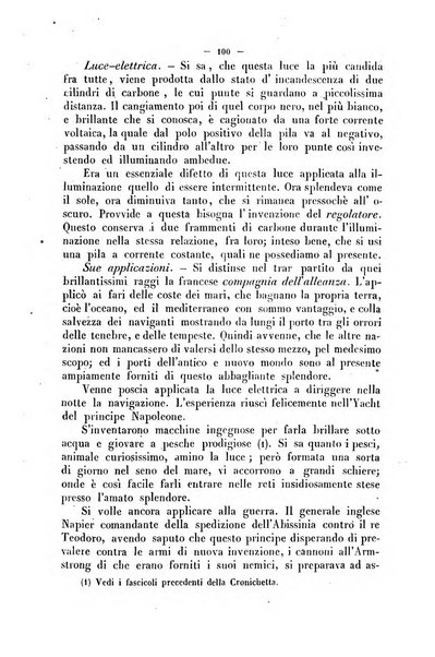 Cronichetta mensuale delle piu importanti moderne scoperte nelle scienze naturali e loro applicazioni alle arti ed industria