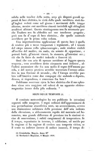 Cronichetta mensuale delle piu importanti moderne scoperte nelle scienze naturali e loro applicazioni alle arti ed industria