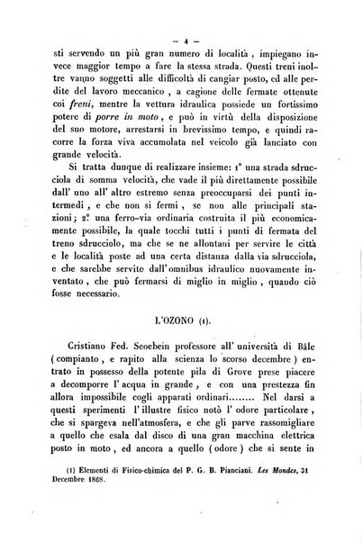 Cronichetta mensuale delle piu importanti moderne scoperte nelle scienze naturali e loro applicazioni alle arti ed industria