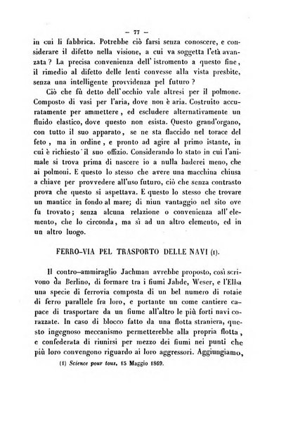 Cronichetta mensuale delle piu importanti moderne scoperte nelle scienze naturali e loro applicazioni alle arti ed industria