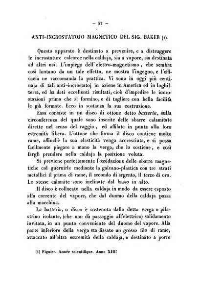 Cronichetta mensuale delle piu importanti moderne scoperte nelle scienze naturali e loro applicazioni alle arti ed industria