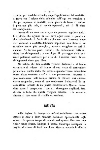 Cronichetta mensuale delle piu importanti moderne scoperte nelle scienze naturali e loro applicazioni alle arti ed industria