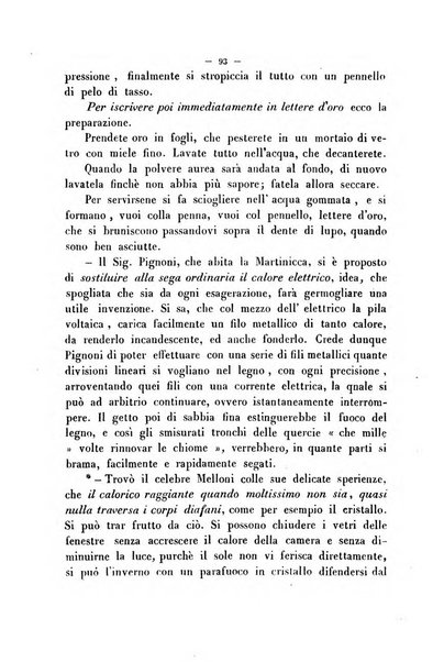 Cronichetta mensuale delle piu importanti moderne scoperte nelle scienze naturali e loro applicazioni alle arti ed industria