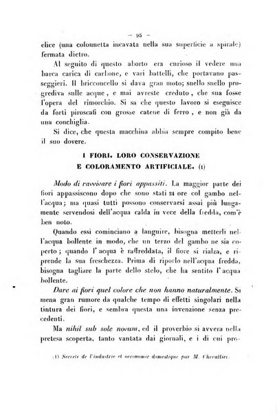 Cronichetta mensuale delle piu importanti moderne scoperte nelle scienze naturali e loro applicazioni alle arti ed industria