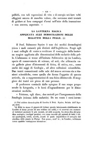 Cronichetta mensuale delle piu importanti moderne scoperte nelle scienze naturali e loro applicazioni alle arti ed industria