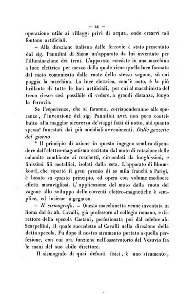 Cronichetta mensuale delle piu importanti moderne scoperte nelle scienze naturali e loro applicazioni alle arti ed industria