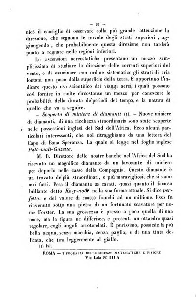 Cronichetta mensuale delle piu importanti moderne scoperte nelle scienze naturali e loro applicazioni alle arti ed industria