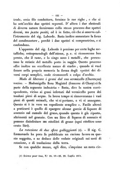 Cronichetta mensuale delle piu importanti moderne scoperte nelle scienze naturali e loro applicazioni alle arti ed industria