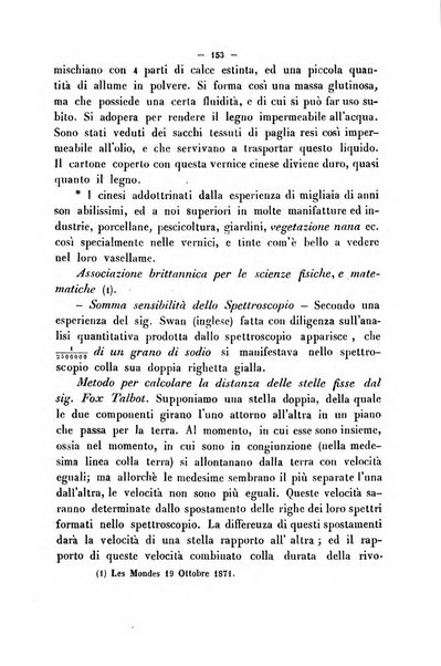 Cronichetta mensuale delle piu importanti moderne scoperte nelle scienze naturali e loro applicazioni alle arti ed industria