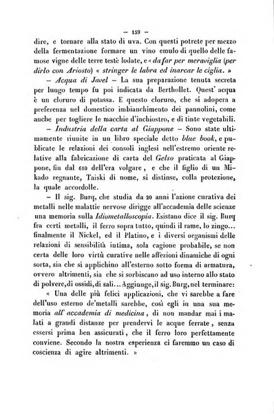 Cronichetta mensuale delle piu importanti moderne scoperte nelle scienze naturali e loro applicazioni alle arti ed industria