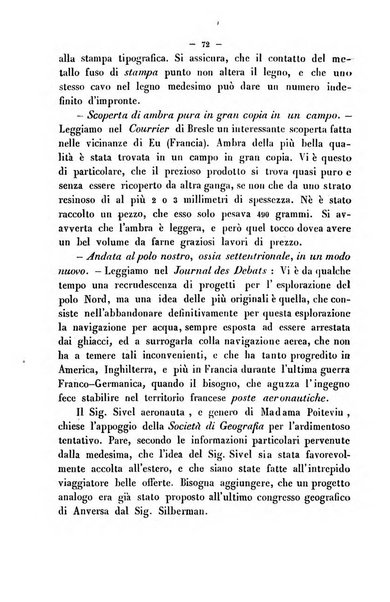 Cronichetta mensuale delle piu importanti moderne scoperte nelle scienze naturali e loro applicazioni alle arti ed industria