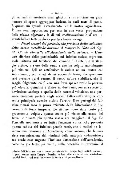 Cronichetta mensuale delle piu importanti moderne scoperte nelle scienze naturali e loro applicazioni alle arti ed industria