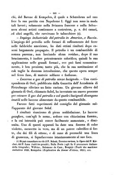 Cronichetta mensuale delle piu importanti moderne scoperte nelle scienze naturali e loro applicazioni alle arti ed industria