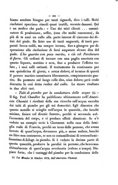 Cronichetta mensuale delle piu importanti moderne scoperte nelle scienze naturali e loro applicazioni alle arti ed industria