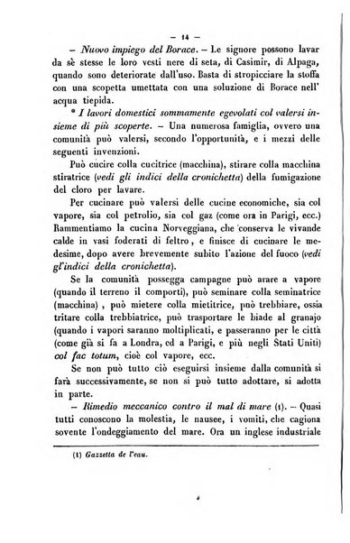 Cronichetta mensuale delle piu importanti moderne scoperte nelle scienze naturali e loro applicazioni alle arti ed industria