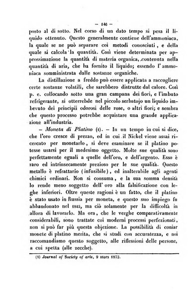 Cronichetta mensuale delle piu importanti moderne scoperte nelle scienze naturali e loro applicazioni alle arti ed industria