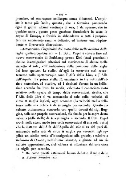 Cronichetta mensuale delle piu importanti moderne scoperte nelle scienze naturali e loro applicazioni alle arti ed industria