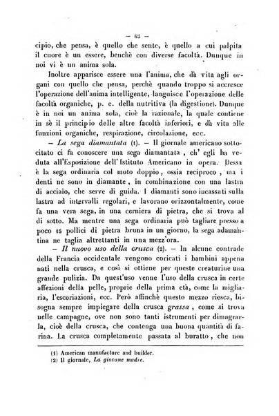 Cronichetta mensuale delle piu importanti moderne scoperte nelle scienze naturali e loro applicazioni alle arti ed industria