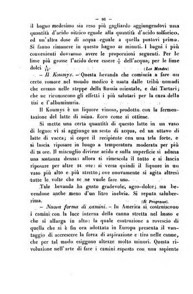 Cronichetta mensuale delle piu importanti moderne scoperte nelle scienze naturali e loro applicazioni alle arti ed industria