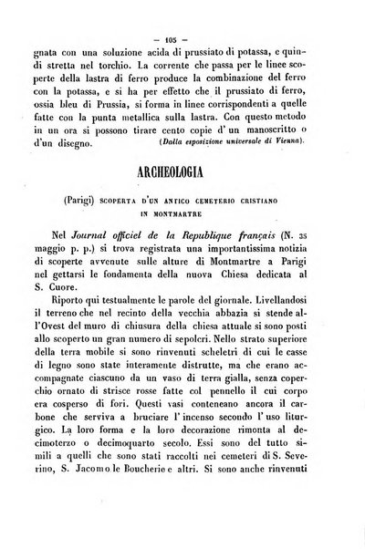 Cronichetta mensuale delle piu importanti moderne scoperte nelle scienze naturali e loro applicazioni alle arti ed industria