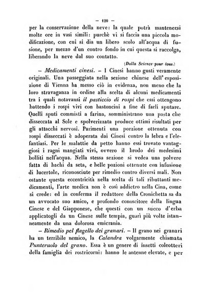 Cronichetta mensuale delle piu importanti moderne scoperte nelle scienze naturali e loro applicazioni alle arti ed industria