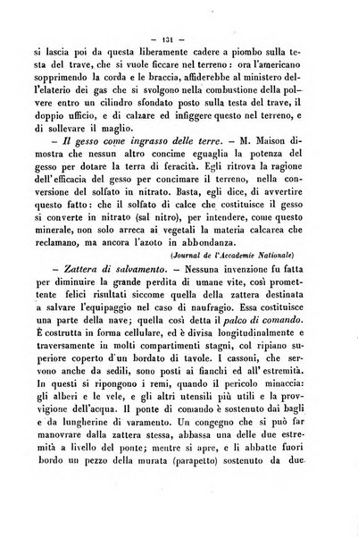 Cronichetta mensuale delle piu importanti moderne scoperte nelle scienze naturali e loro applicazioni alle arti ed industria