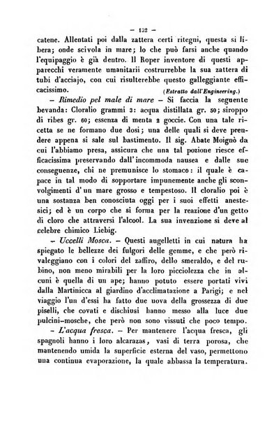 Cronichetta mensuale delle piu importanti moderne scoperte nelle scienze naturali e loro applicazioni alle arti ed industria