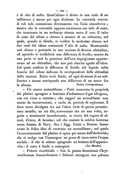 Cronichetta mensuale delle piu importanti moderne scoperte nelle scienze naturali e loro applicazioni alle arti ed industria