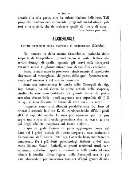 Cronichetta mensuale delle piu importanti moderne scoperte nelle scienze naturali e loro applicazioni alle arti ed industria