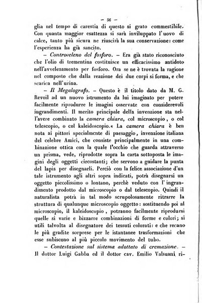 Cronichetta mensuale delle piu importanti moderne scoperte nelle scienze naturali e loro applicazioni alle arti ed industria