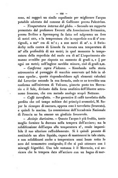 Cronichetta mensuale delle piu importanti moderne scoperte nelle scienze naturali e loro applicazioni alle arti ed industria