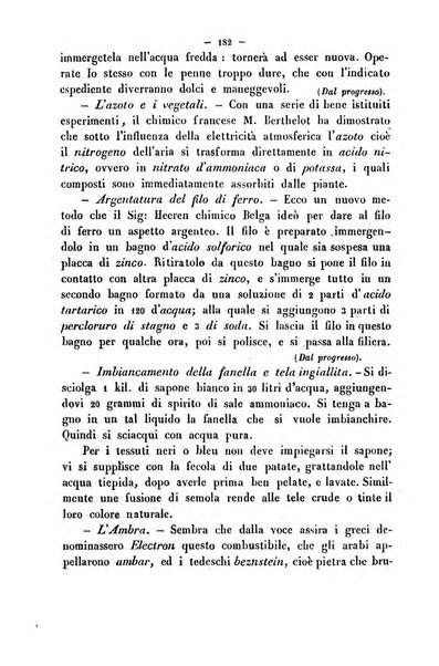 Cronichetta mensuale delle piu importanti moderne scoperte nelle scienze naturali e loro applicazioni alle arti ed industria