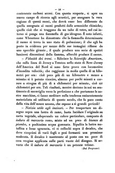 Cronichetta mensuale delle piu importanti moderne scoperte nelle scienze naturali e loro applicazioni alle arti ed industria