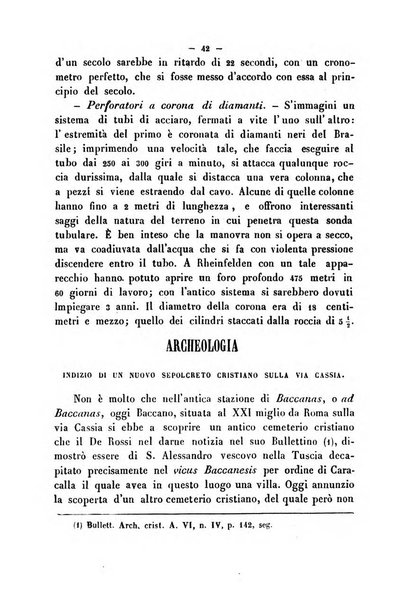 Cronichetta mensuale delle piu importanti moderne scoperte nelle scienze naturali e loro applicazioni alle arti ed industria