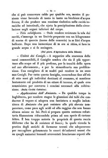 Cronichetta mensuale delle piu importanti moderne scoperte nelle scienze naturali e loro applicazioni alle arti ed industria