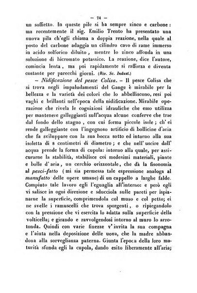 Cronichetta mensuale delle piu importanti moderne scoperte nelle scienze naturali e loro applicazioni alle arti ed industria