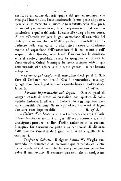 Cronichetta mensuale delle piu importanti moderne scoperte nelle scienze naturali e loro applicazioni alle arti ed industria