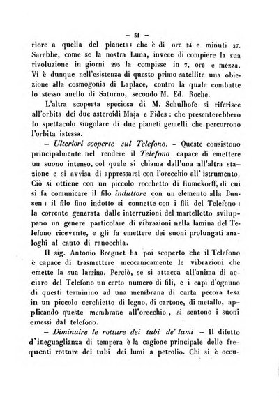 Cronichetta mensuale delle piu importanti moderne scoperte nelle scienze naturali e loro applicazioni alle arti ed industria