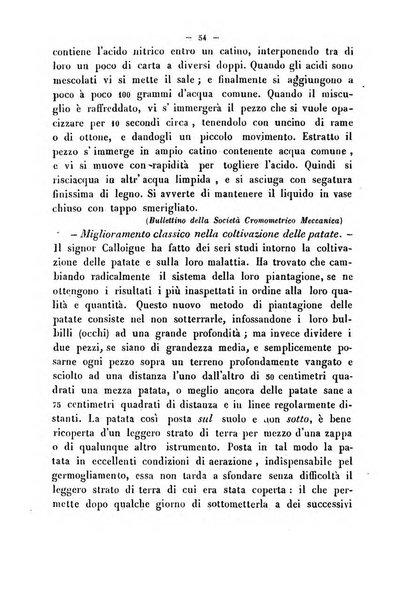 Cronichetta mensuale delle piu importanti moderne scoperte nelle scienze naturali e loro applicazioni alle arti ed industria