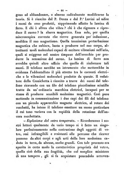 Cronichetta mensuale delle piu importanti moderne scoperte nelle scienze naturali e loro applicazioni alle arti ed industria