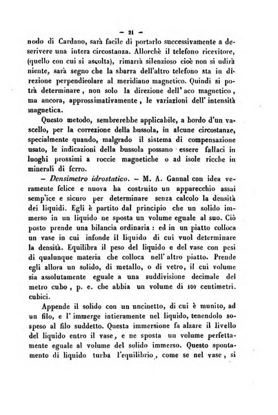 Cronichetta mensuale delle piu importanti moderne scoperte nelle scienze naturali e loro applicazioni alle arti ed industria