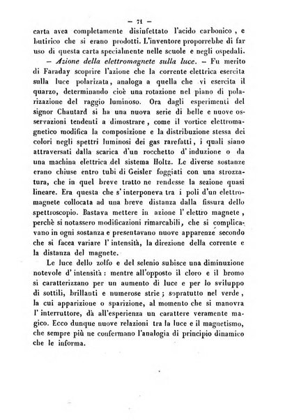 Cronichetta mensuale delle piu importanti moderne scoperte nelle scienze naturali e loro applicazioni alle arti ed industria