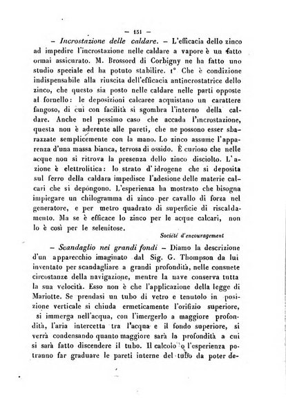 Cronichetta mensuale delle piu importanti moderne scoperte nelle scienze naturali e loro applicazioni alle arti ed industria