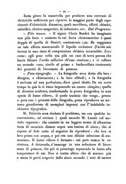 Cronichetta mensuale delle piu importanti moderne scoperte nelle scienze naturali e loro applicazioni alle arti ed industria