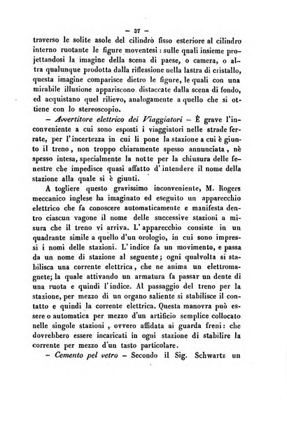 Cronichetta mensuale delle piu importanti moderne scoperte nelle scienze naturali e loro applicazioni alle arti ed industria