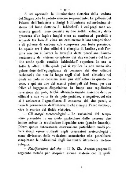 Cronichetta mensuale delle piu importanti moderne scoperte nelle scienze naturali e loro applicazioni alle arti ed industria