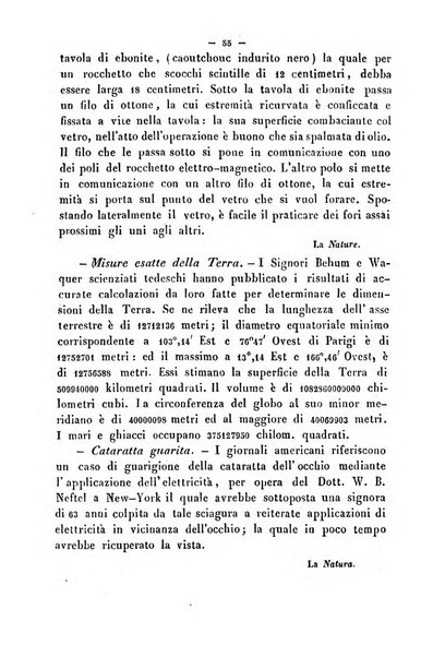 Cronichetta mensuale delle piu importanti moderne scoperte nelle scienze naturali e loro applicazioni alle arti ed industria