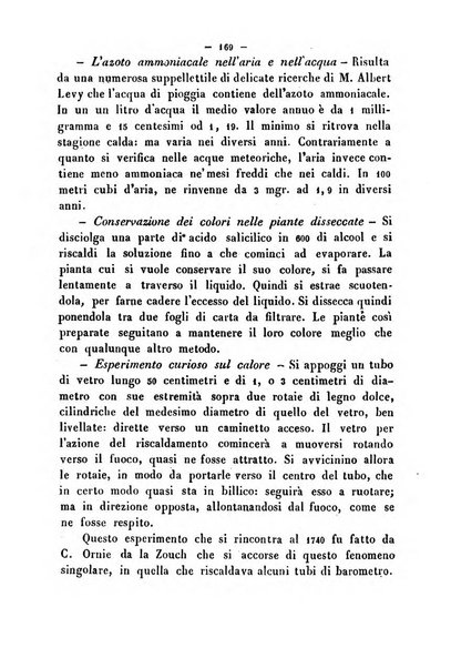 Cronichetta mensuale delle piu importanti moderne scoperte nelle scienze naturali e loro applicazioni alle arti ed industria