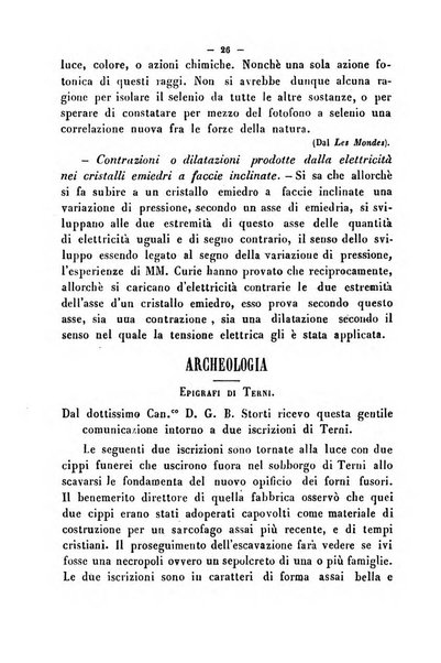 Cronichetta mensuale delle piu importanti moderne scoperte nelle scienze naturali e loro applicazioni alle arti ed industria